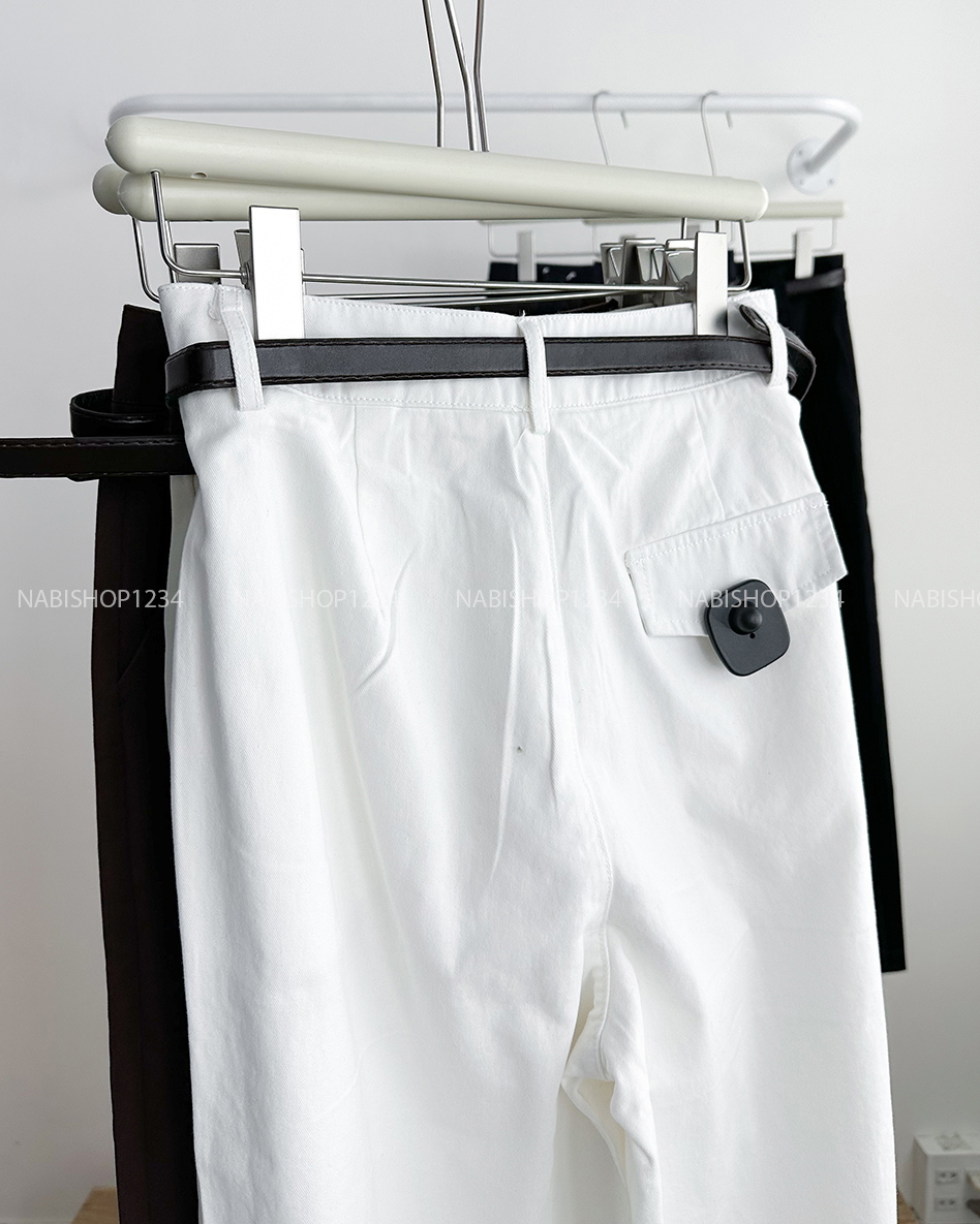 Quần Kaki Số 114-M 25082 OR 2 Đai + Nịt