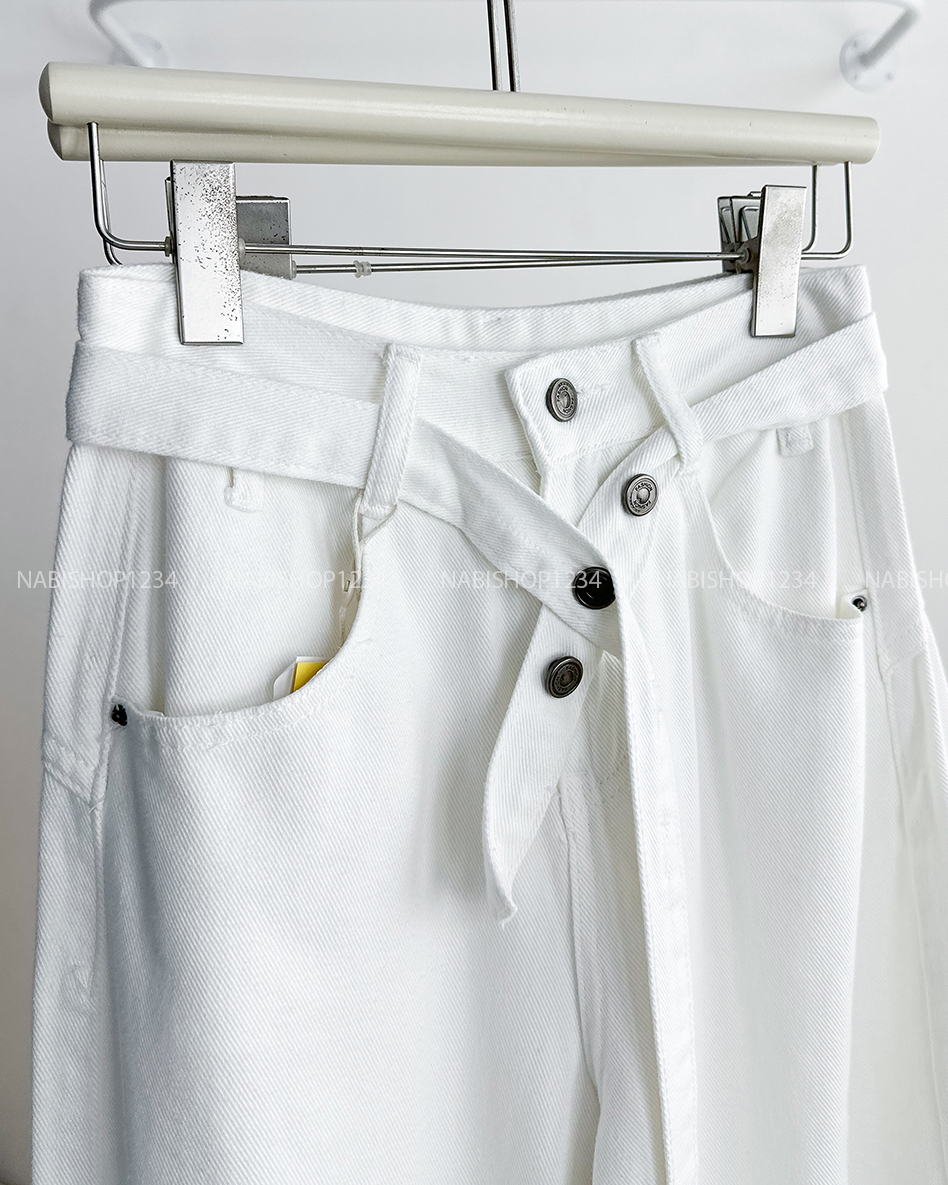 Quần Jean Số 270-B 7050 BG + Dây Đai Nút