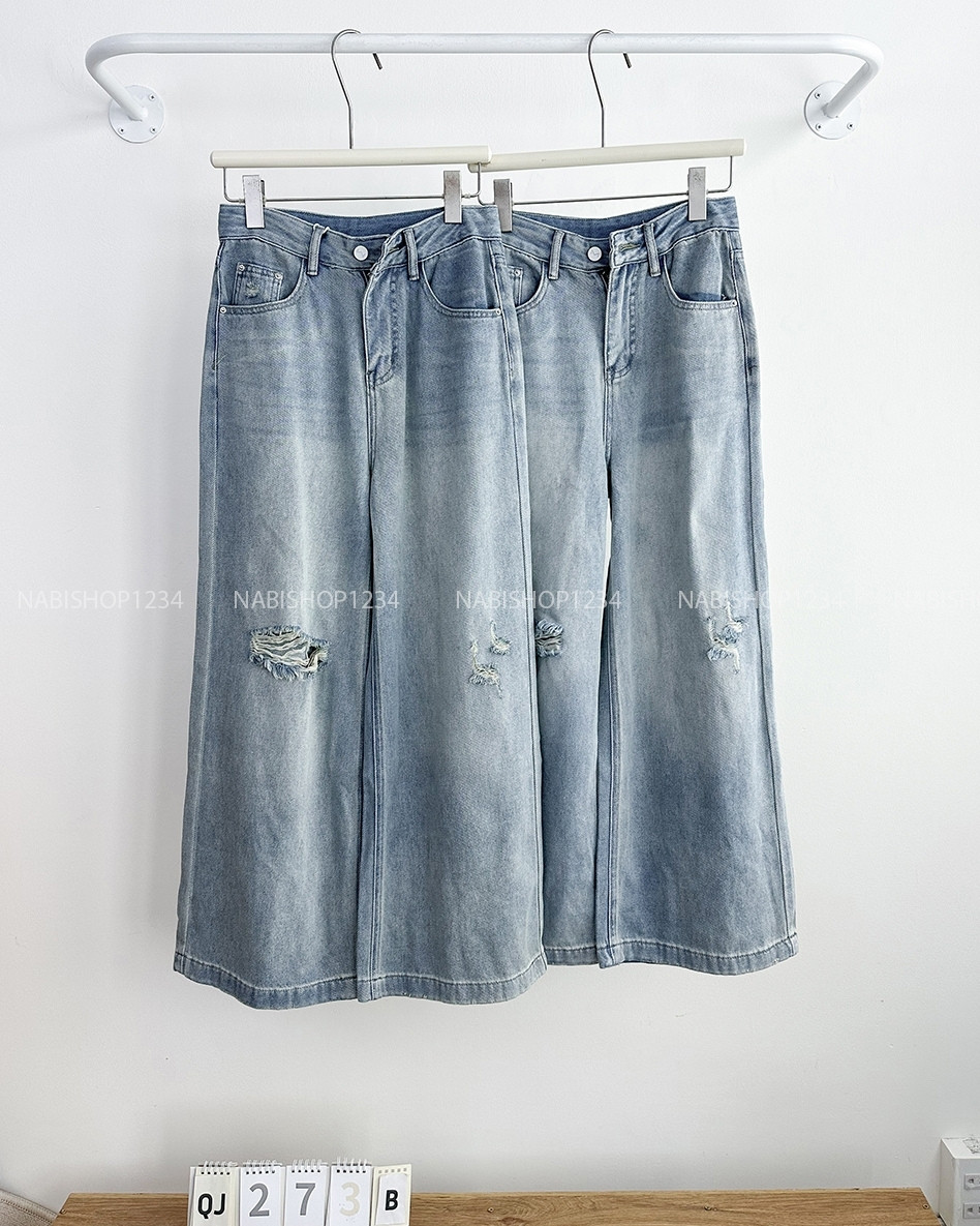 Quần Jean Số 273-B 3329 OR Xước Rách Gối