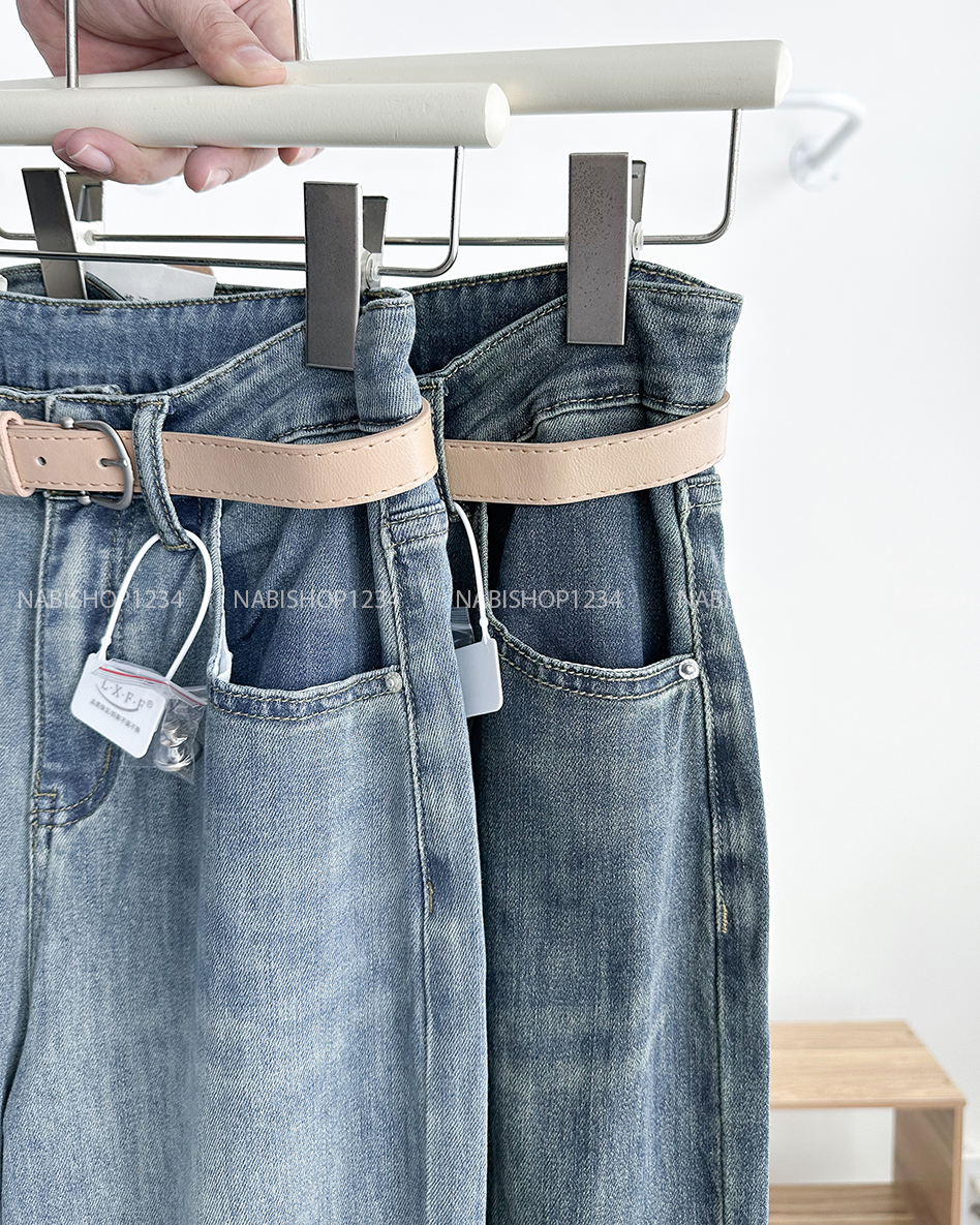 Quần Jean Số 274-B 6798 NL OS Túi Thêu M+Nịt