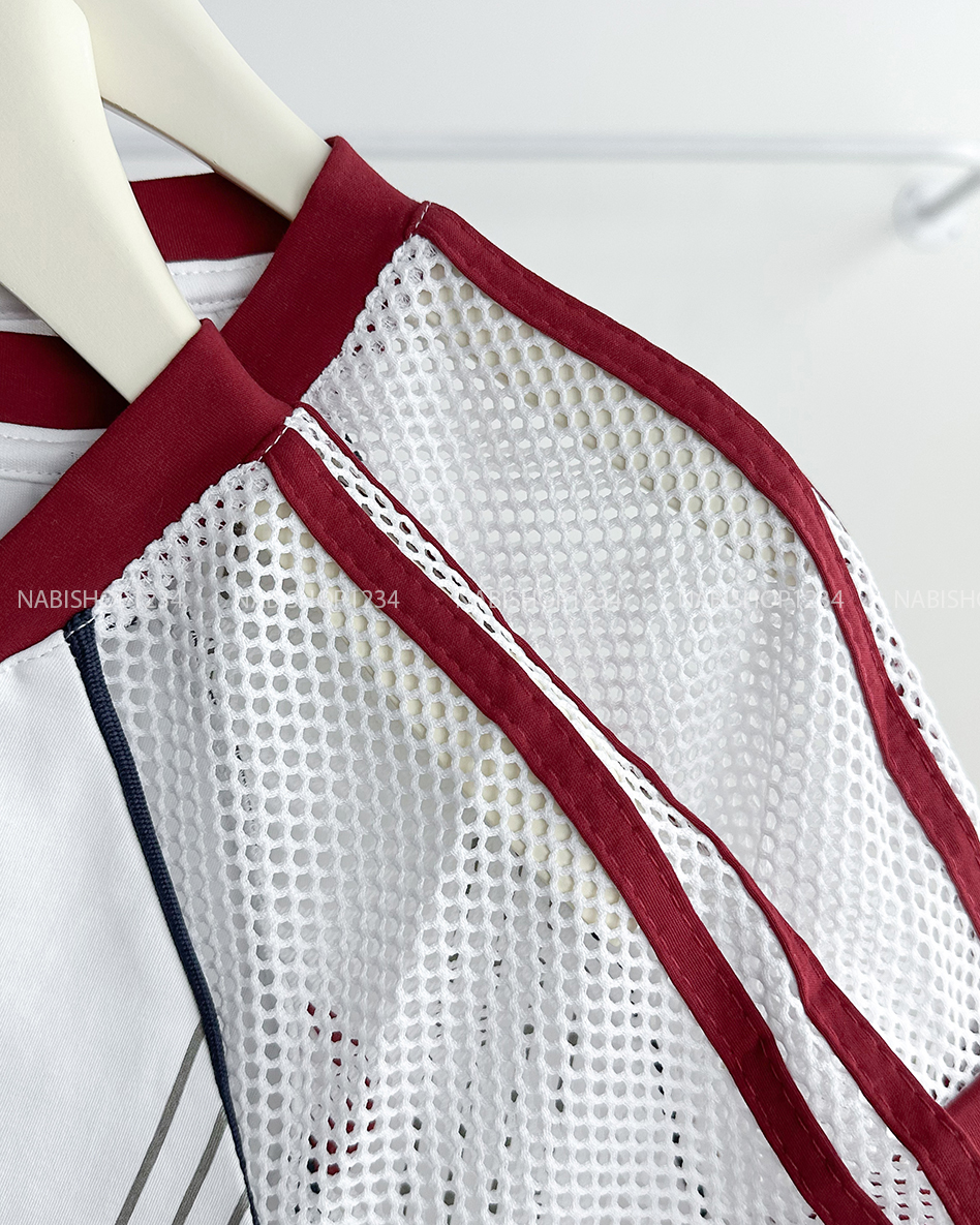 Áo Thun Số 265-B 3508 Cổ Tim Tay Lưới R