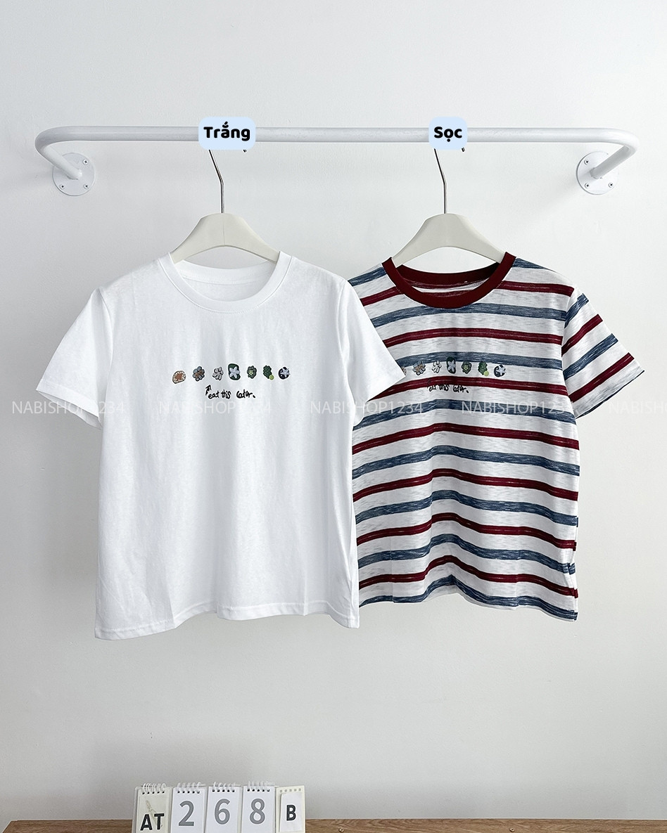Áo Thun Số 268-B 3315 TN In Hoa