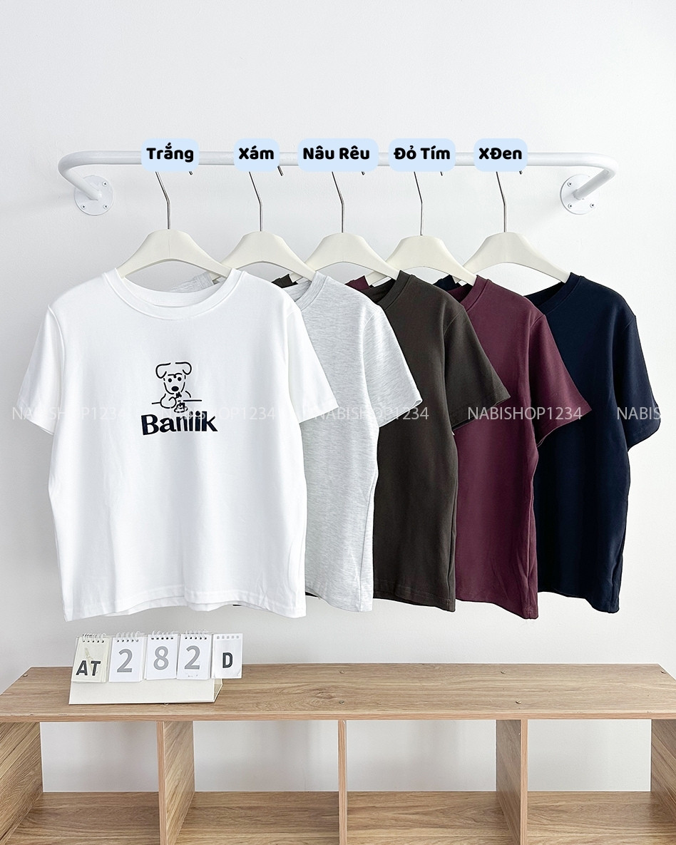 Áo Thun Số 282-D 839 TN Cún Baniik