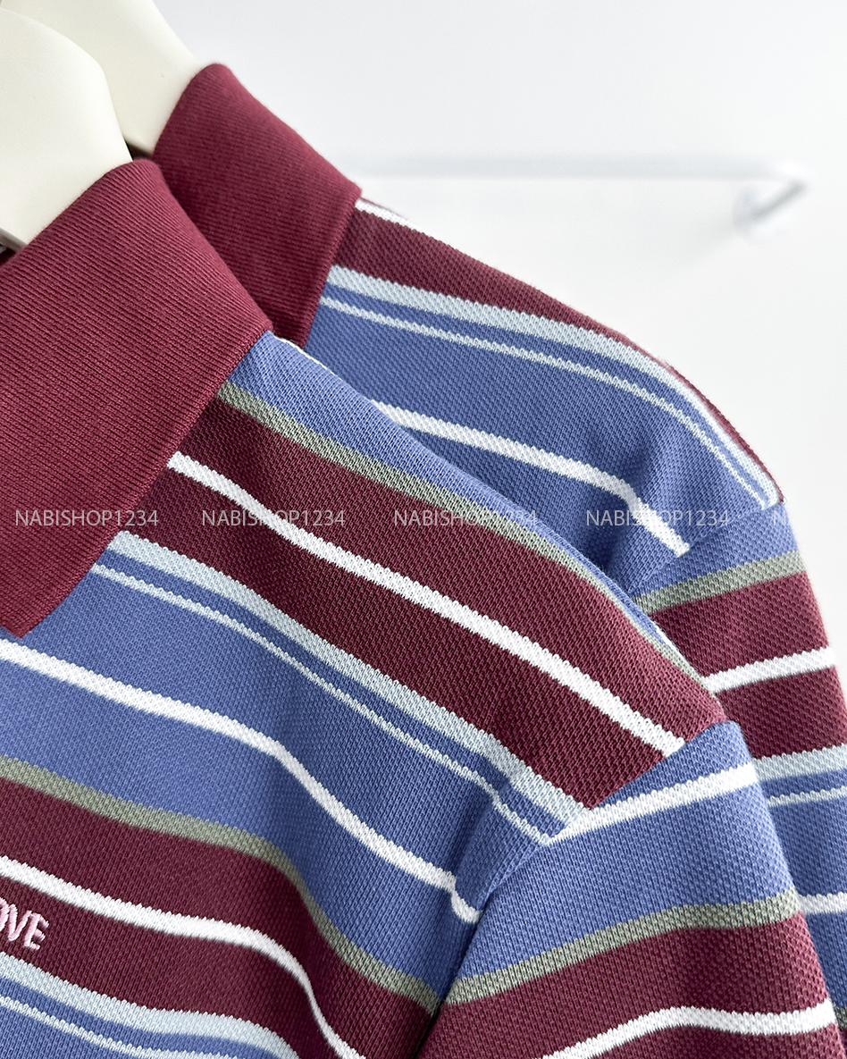 Áo Thun Số 258-B 6199 TN Polo Kẻ Thêu Grove