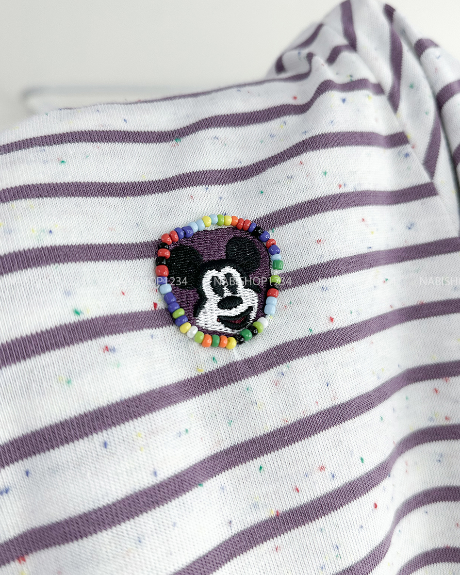 Áo Thun Số 260-B 501 TN Kẻ Mickey