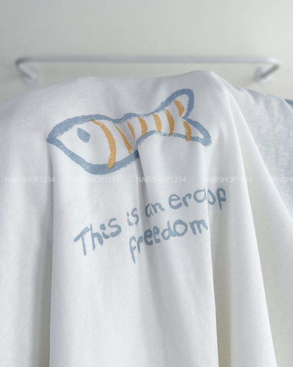 Áo Thun Số 256-D 6022 TN Raglan Cá