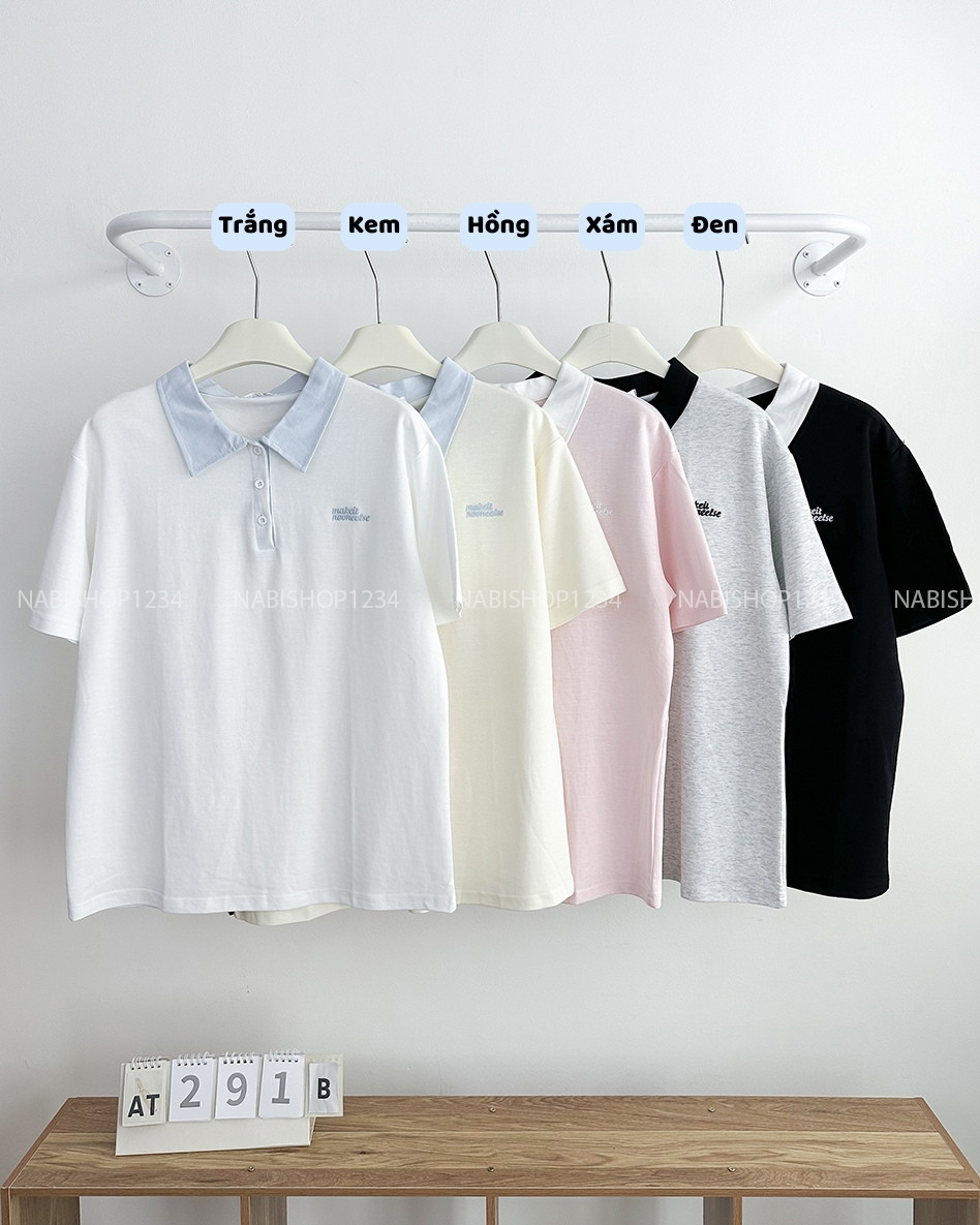 Áo Thun Số 291-B 902 Polo Thêu Make
