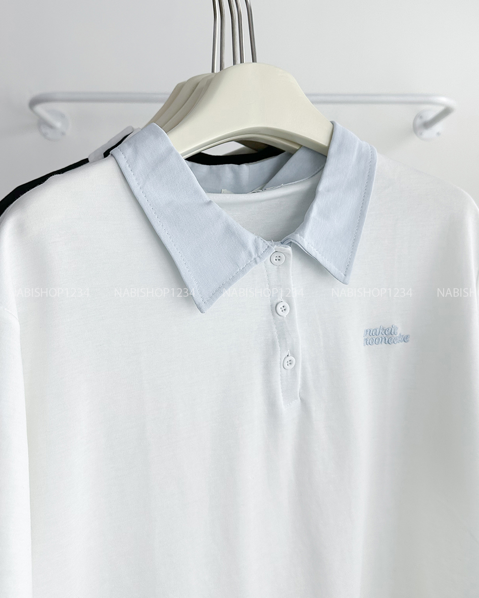 Áo Thun Số 291-B 902 Polo Thêu Make