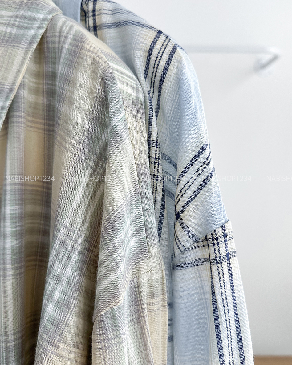 Áo Sơ Mi Số 324-B TD Caro To + 2Dây