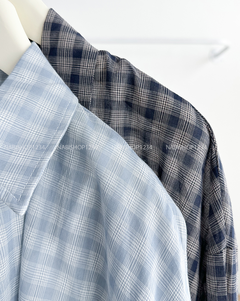 Áo Sơ Mi Số 325-B TD Caro Nhỏ + 2Dây