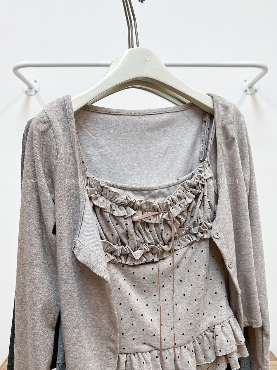 Áo Kiểu Số 312-M 1480 Set CDG+2S Chấm Bi