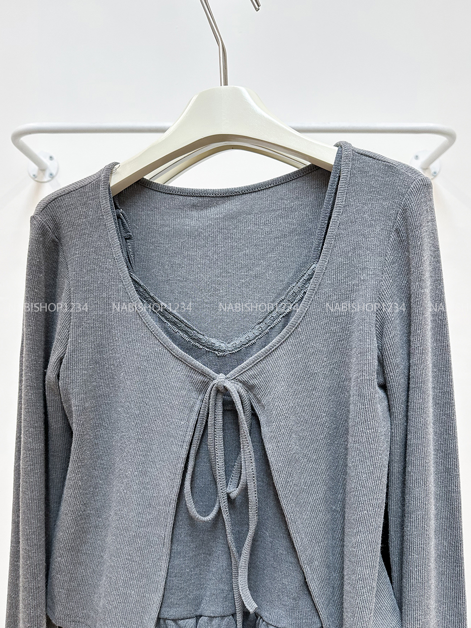 Áo Kiểu Số 313-M 1429 Set CDG+2S Bèo Ren