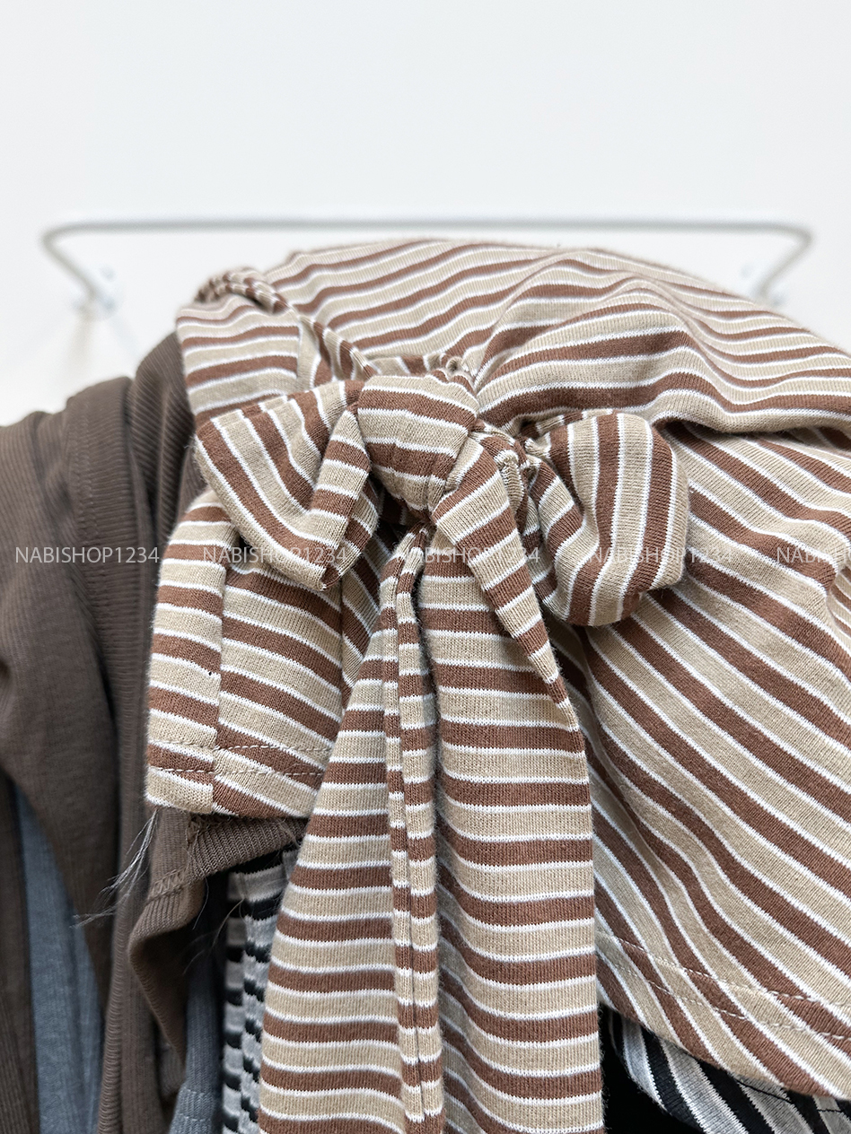 Áo Kiểu Số 315-M 1522 Set CDG+3 Lỗ Kẻ Dây