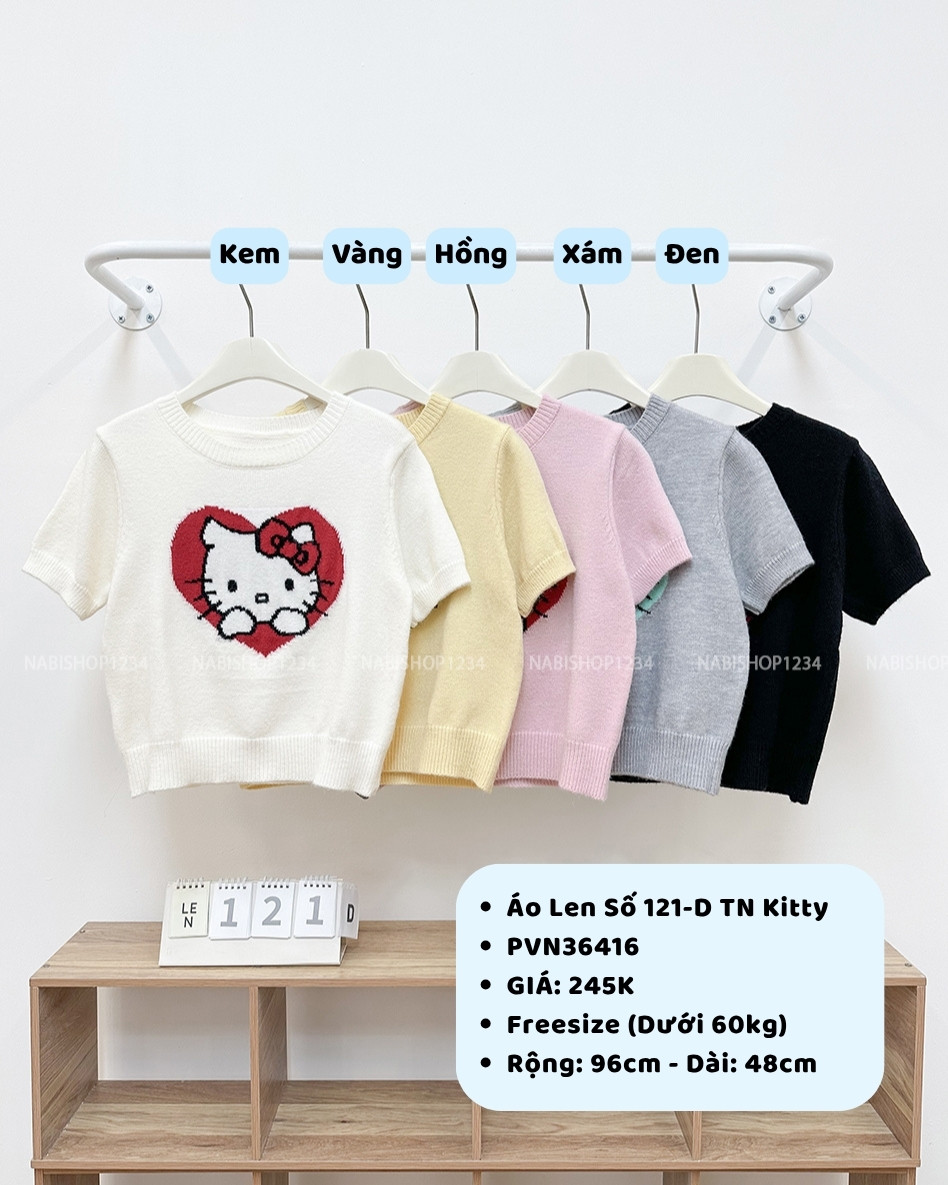 Áo Len Số 121-D TN Kitty