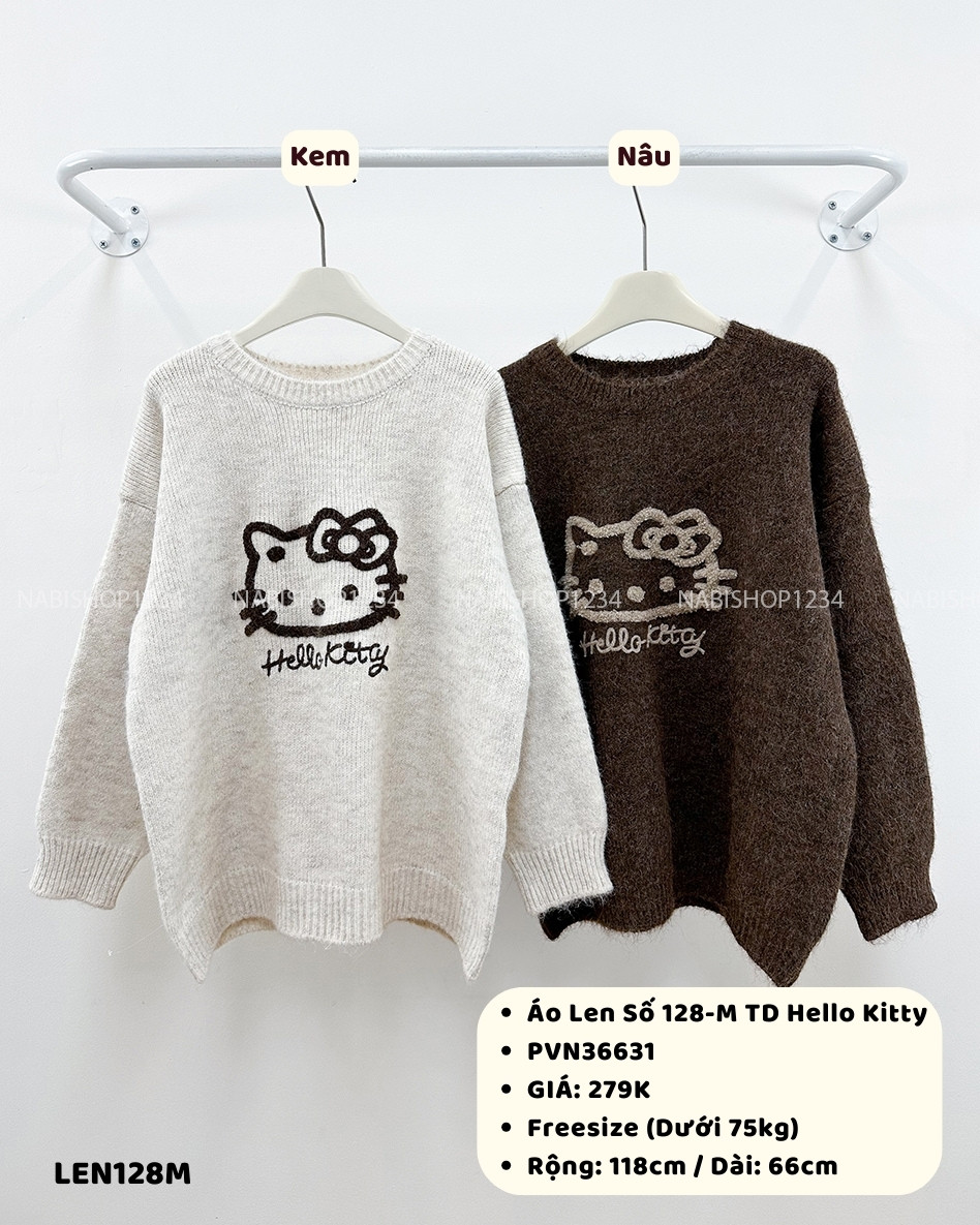 Áo Len Số 128-M TD Hello Kitty