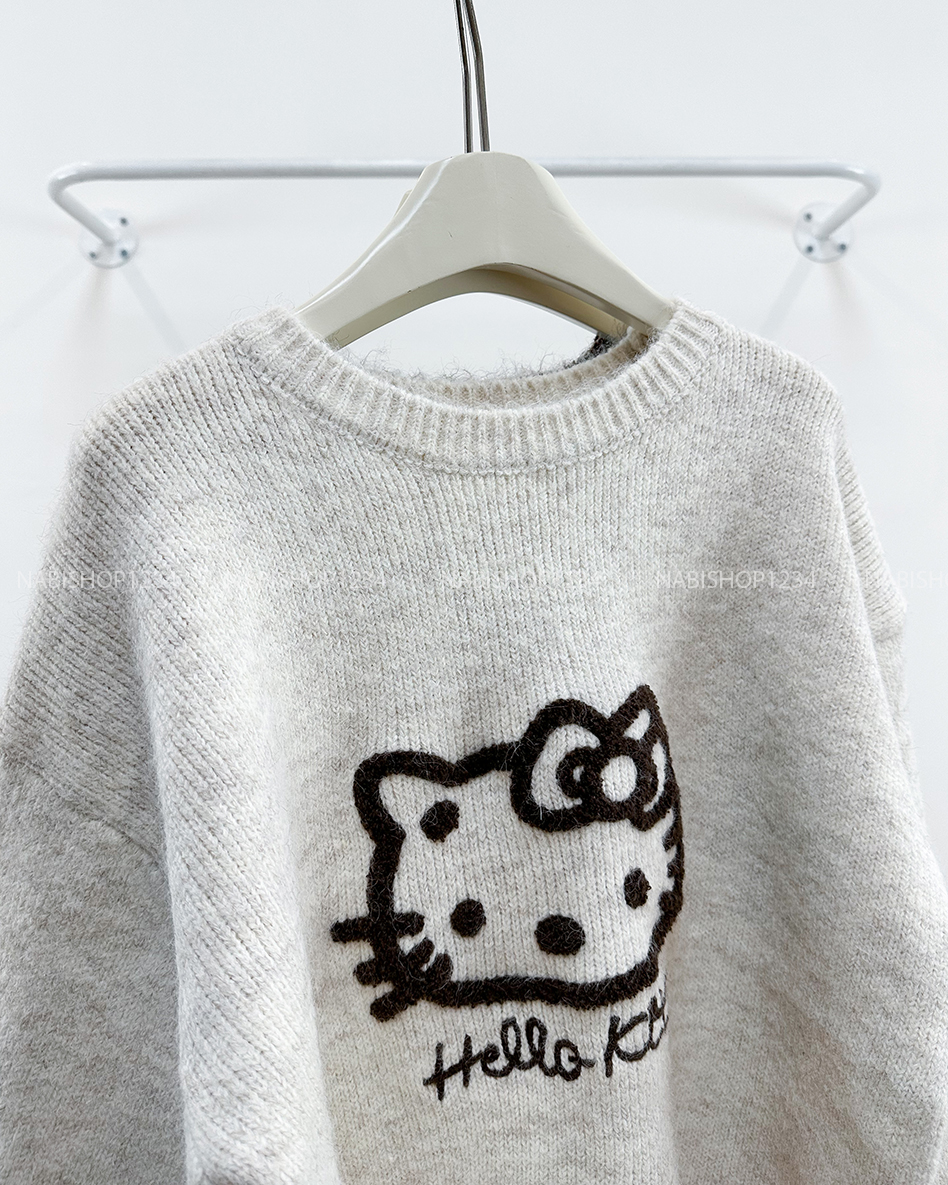 Áo Len Số 128-M TD Hello Kitty