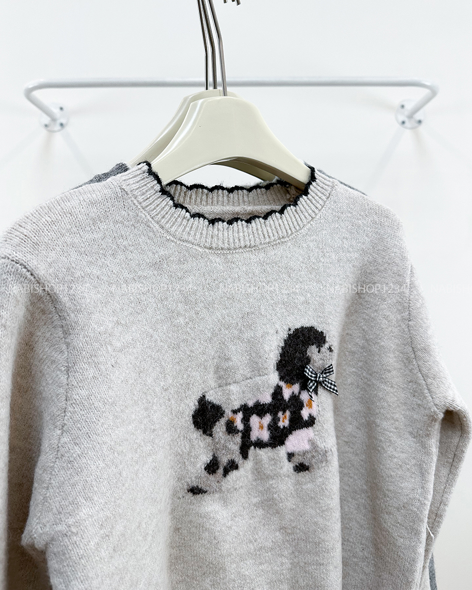 Áo Len Số 129-M TD Cún Nơ