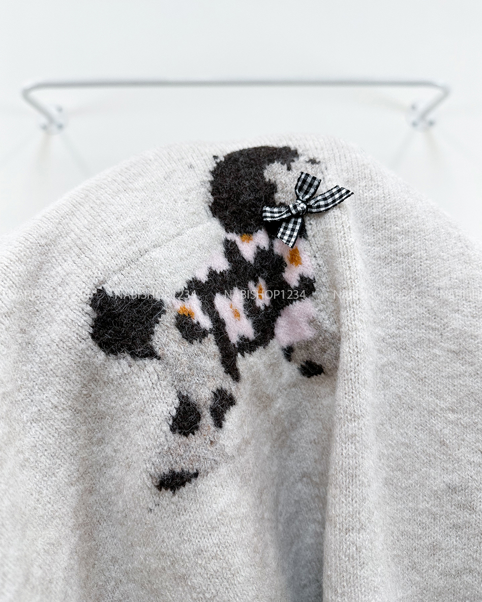 Áo Len Số 129-M TD Cún Nơ