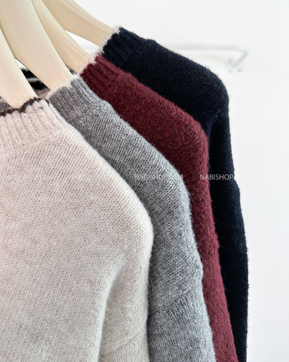 (G30K) Áo Len Số 132-D TD Cún Đính Hoa