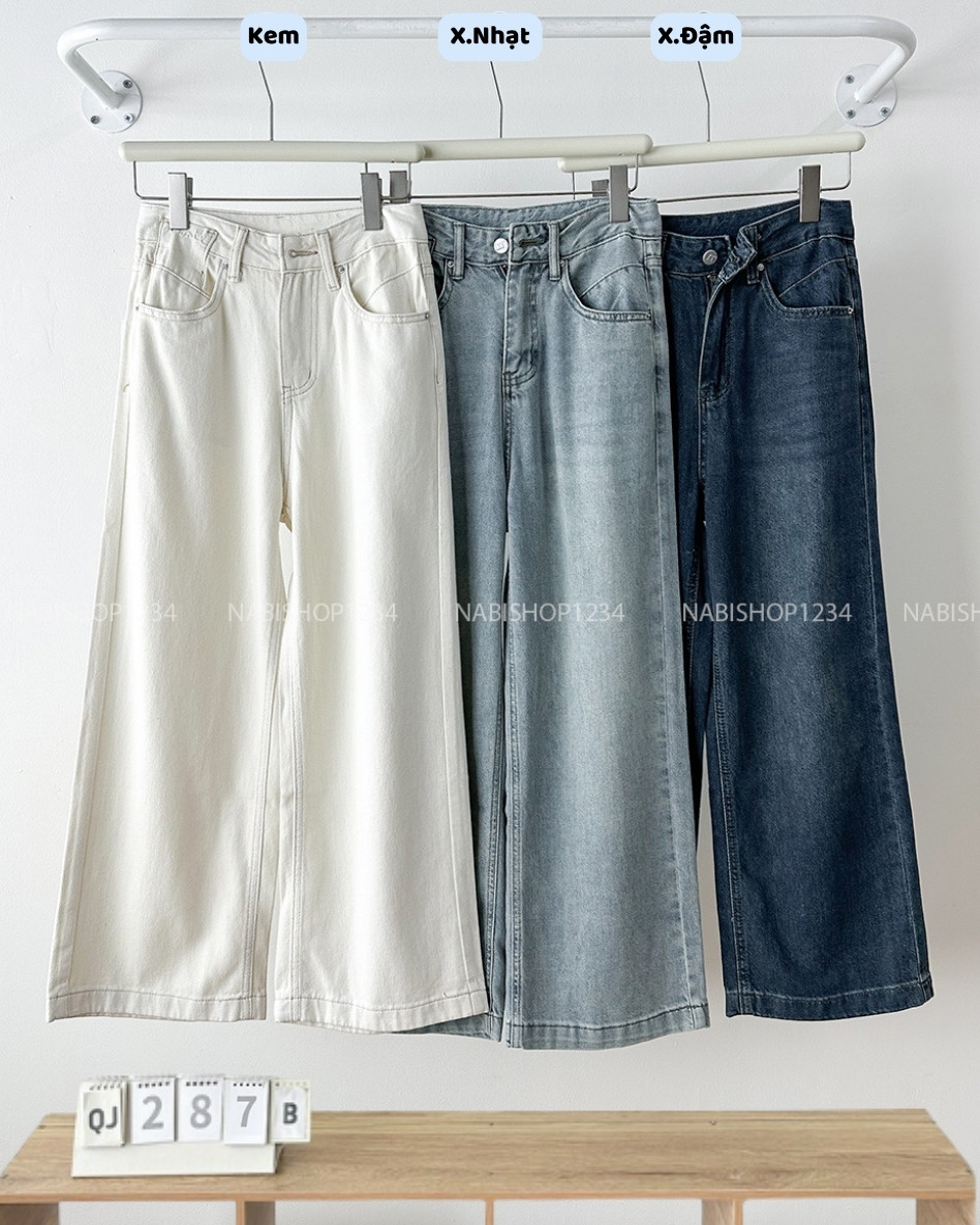 Quần Jean Số 287-B 3276 NL Túi Chữ Nổi