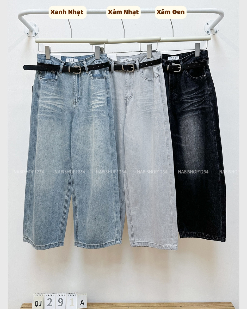 Quần Jean Số 291-A 1363 NL BG Wash+Nịt