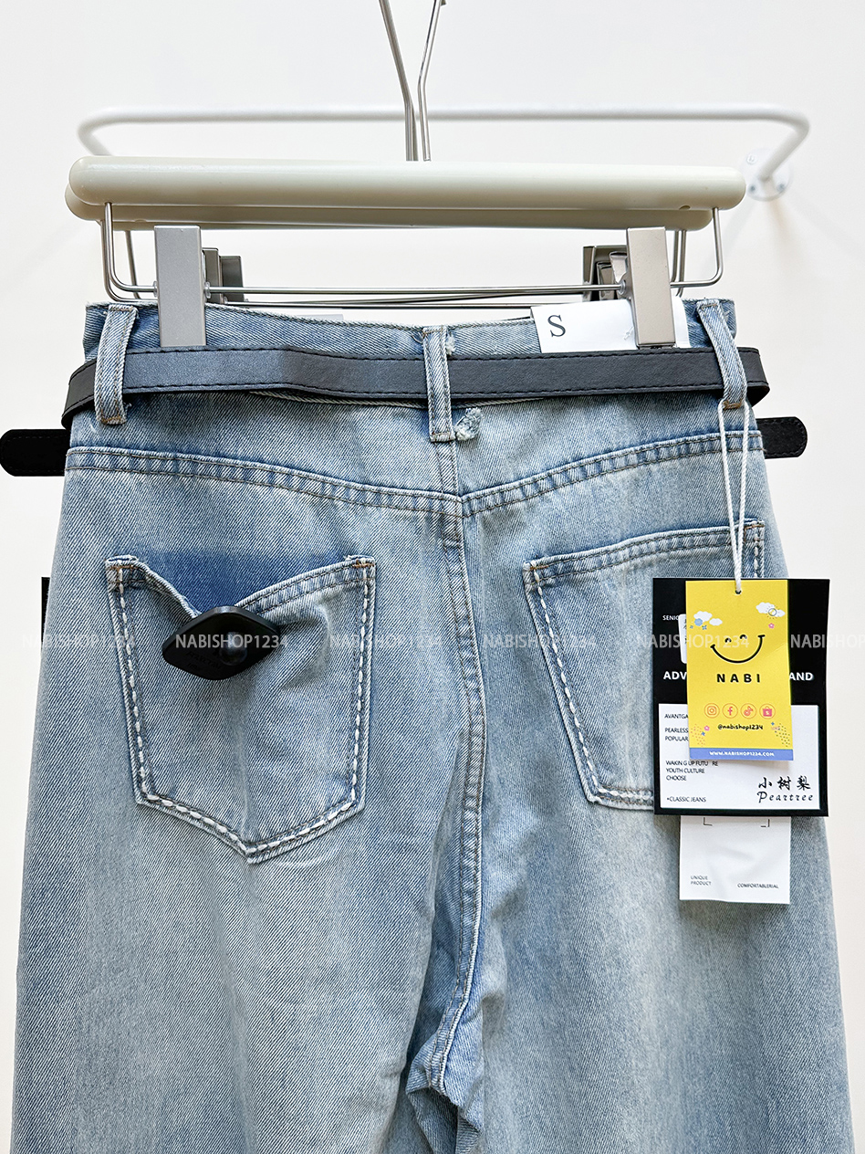 Quần Jean Số 291-A 1363 NL BG Wash+Nịt