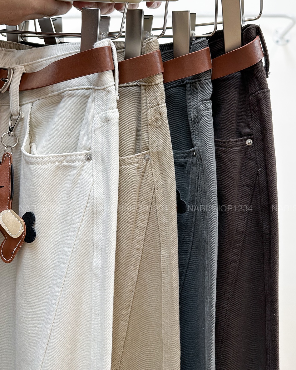 Quần Jean Số 292-B 13007 BG Boom Viền + Nịt Ngựa