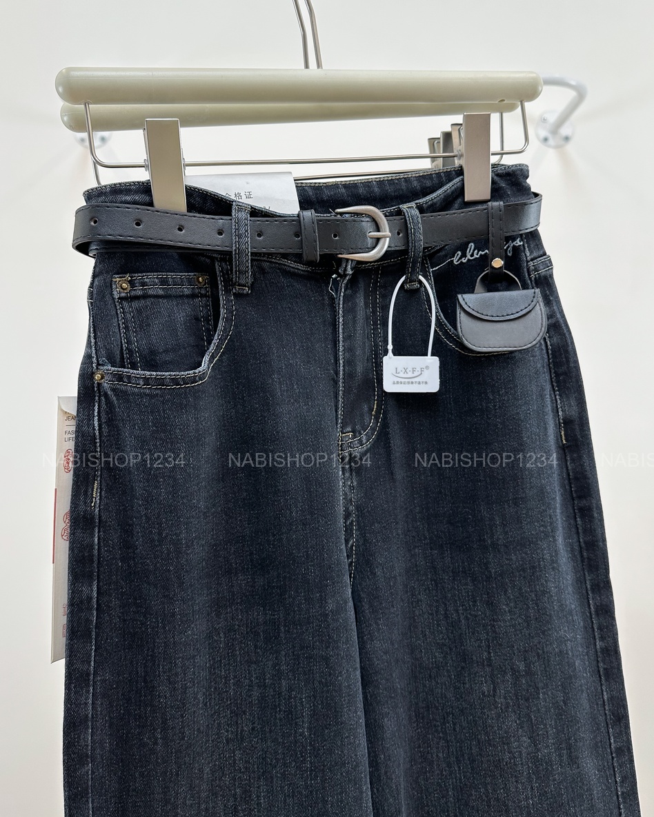 Quần Jean Số 293-B 706 OS Túi Chữ + Nịt