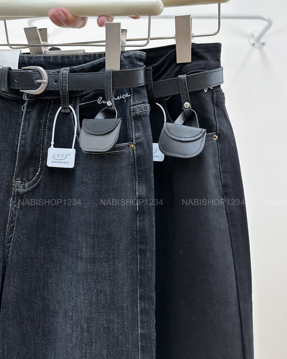 Quần Jean Số 293-B 706 OS Túi Chữ + Nịt
