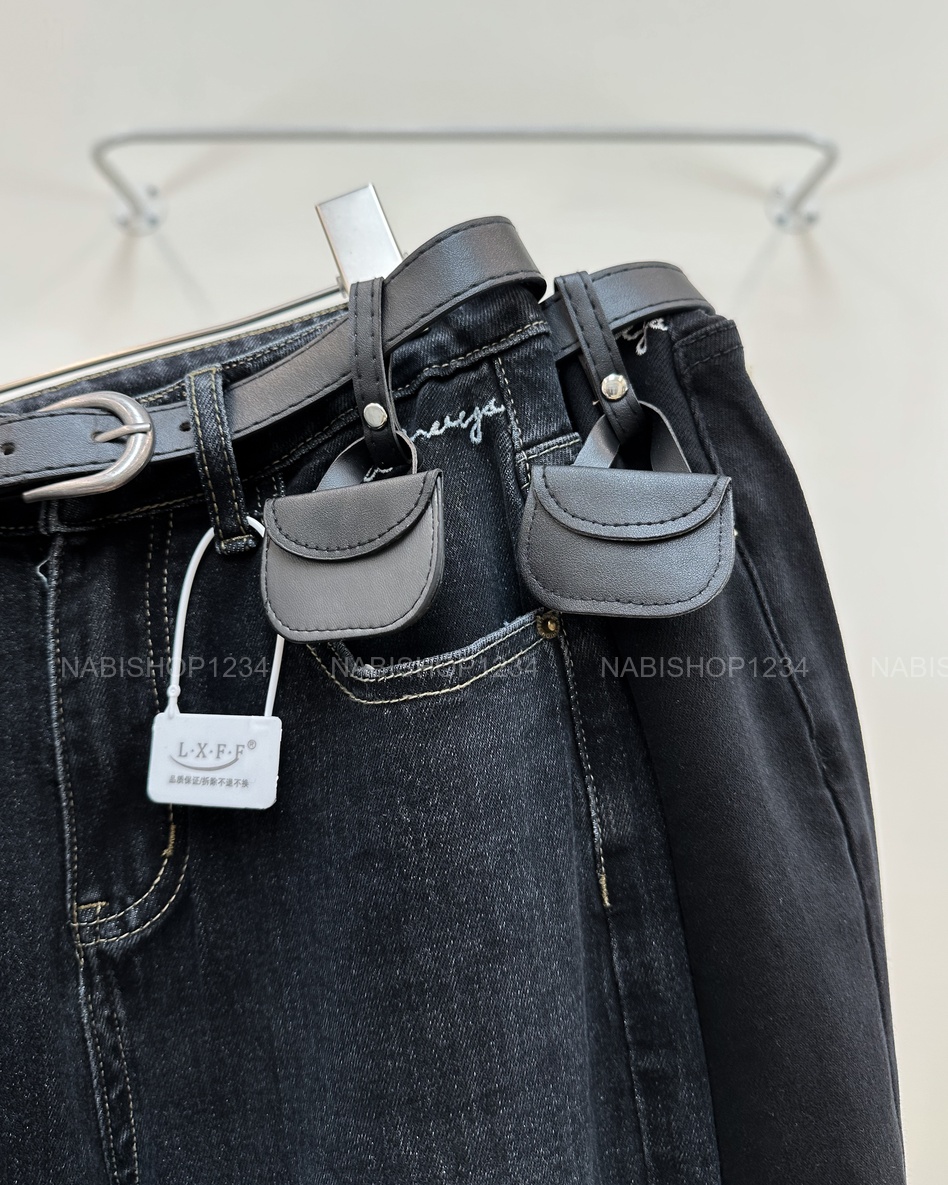 Quần Jean Số 293-B 706 OS Túi Chữ + Nịt
