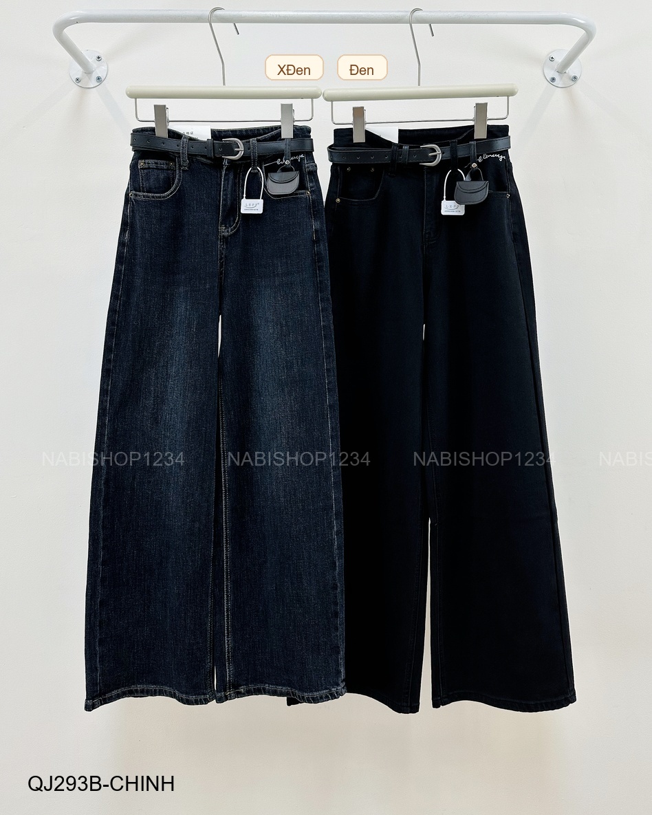 Quần Jean Số 293-B 706 OS Túi Chữ + Nịt
