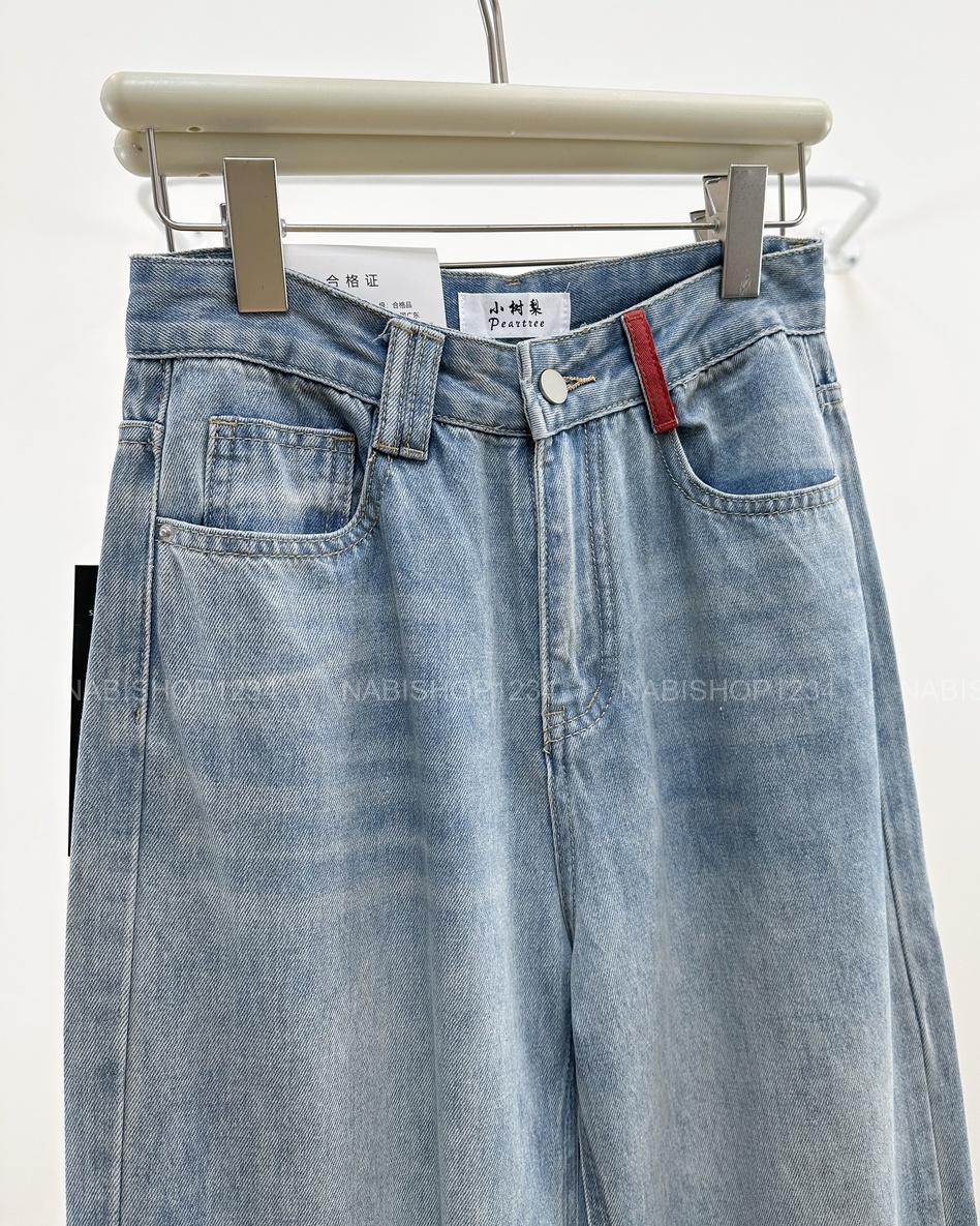 Quần Jean Số 294-B 1017 OS Lai Viền Đỏ