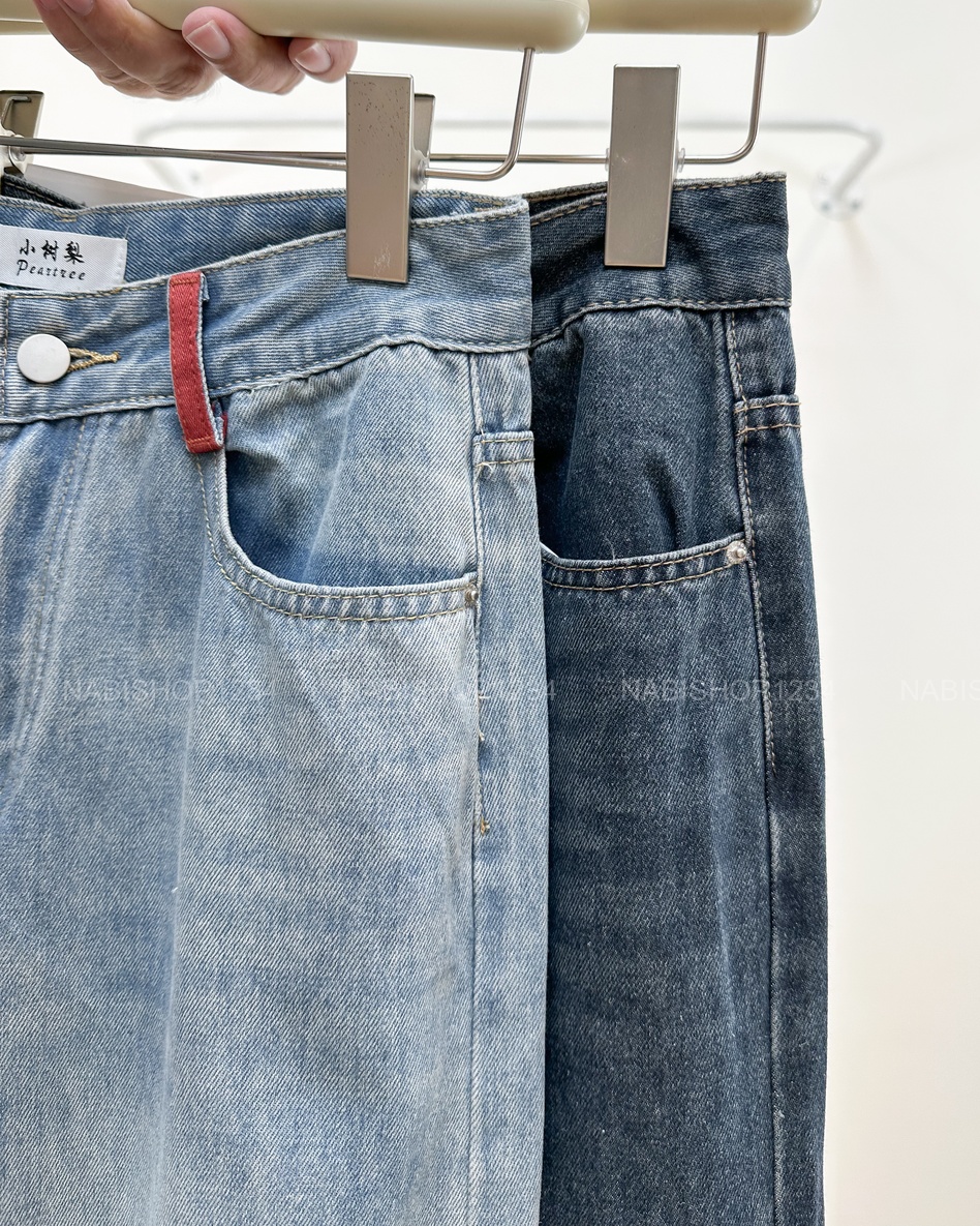 Quần Jean Số 294-B 1017 OS Lai Viền Đỏ