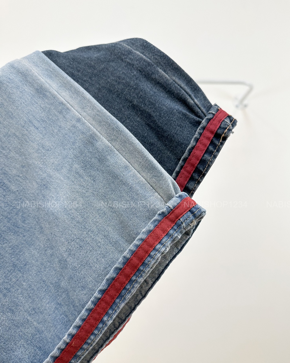 Quần Jean Số 294-B 1017 OS Lai Viền Đỏ