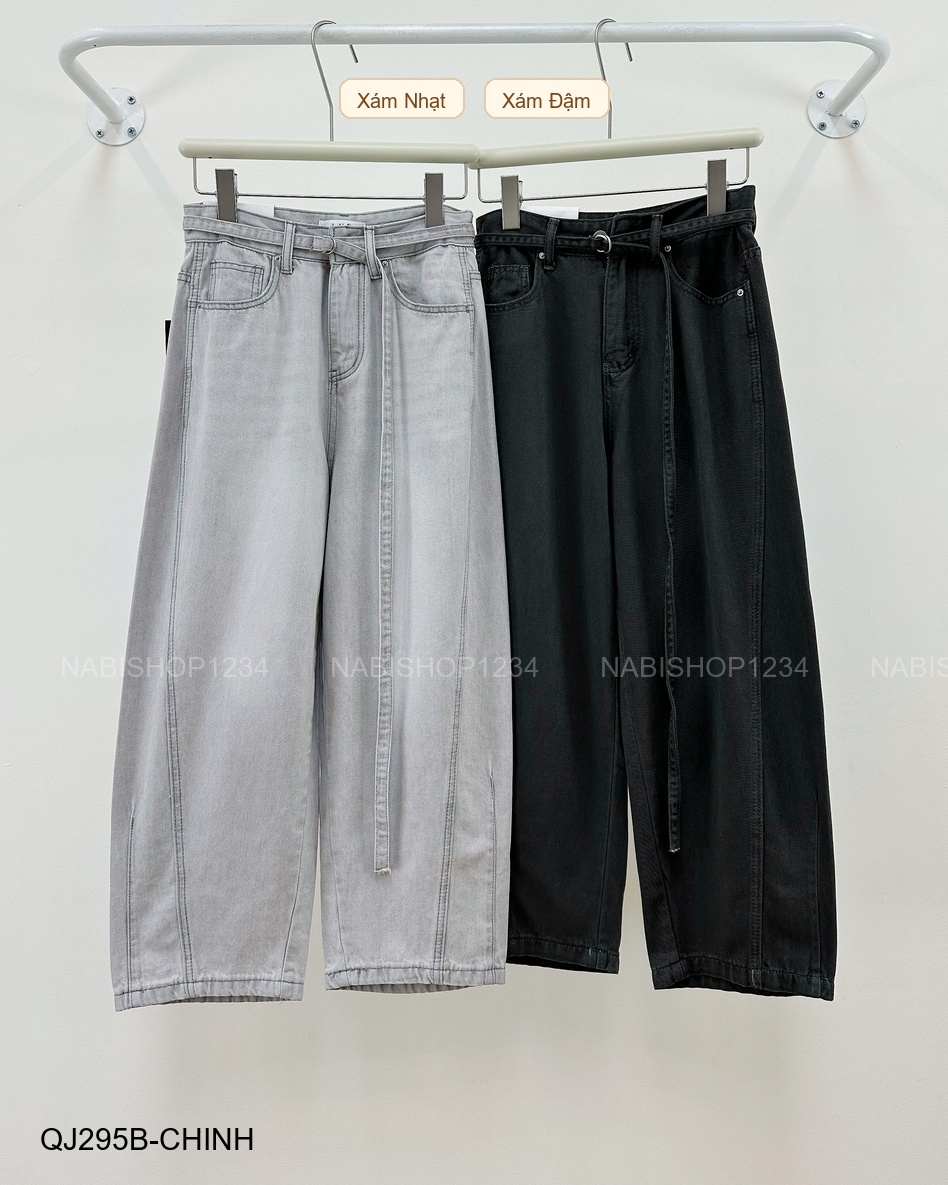 Quần Jean Số 295-B 1222 NL BG Viền+Dây