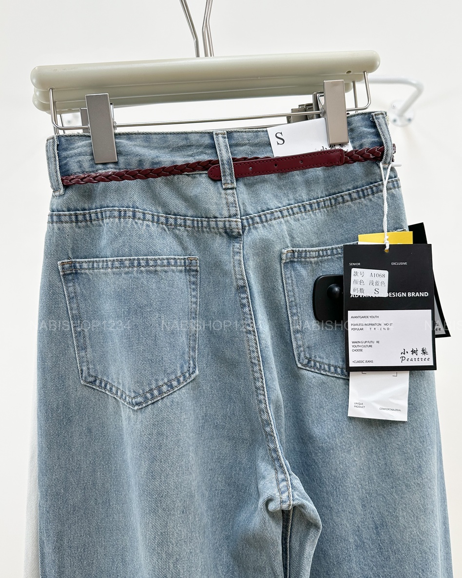 Quần Jean Số 296-B 1068 NL OS Túi Tag+Nịt
