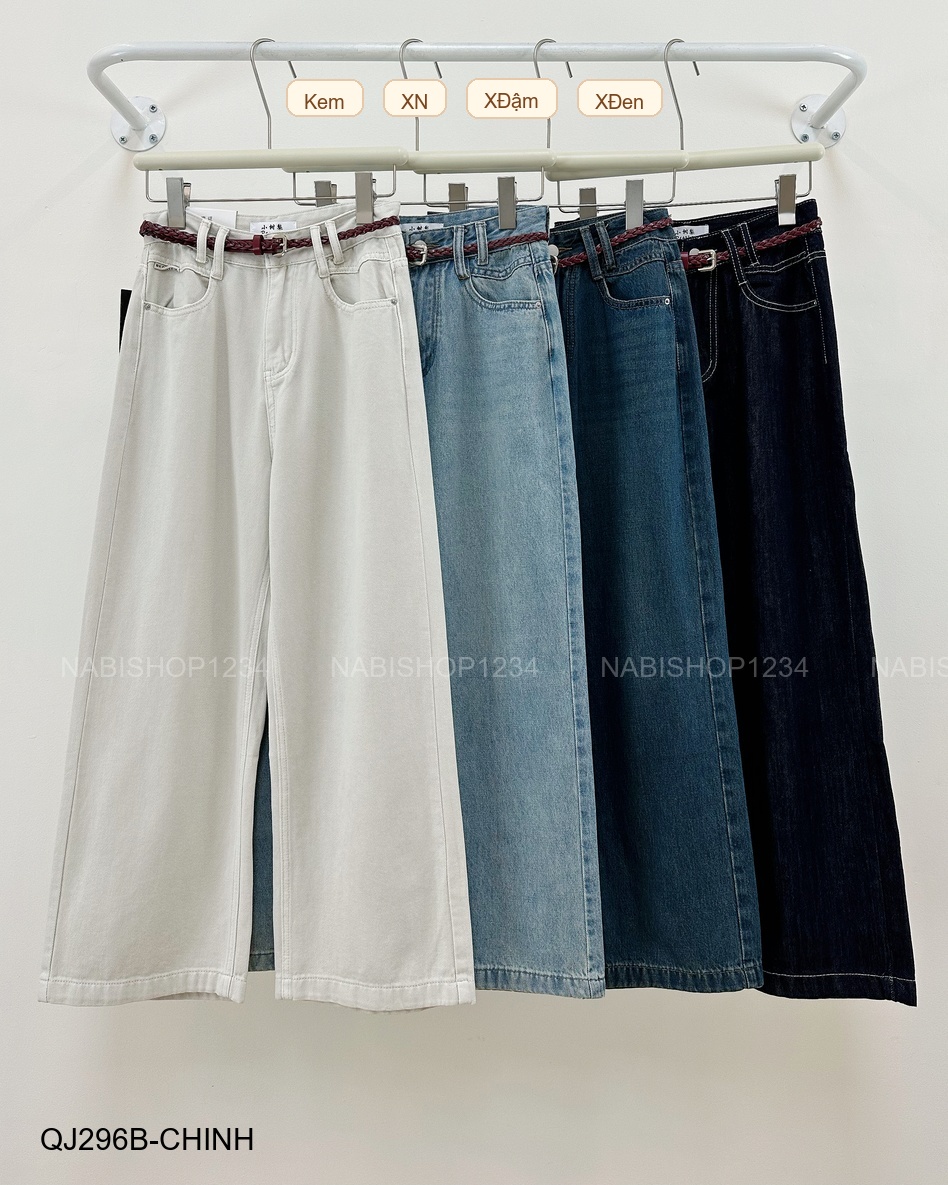 Quần Jean Số 296-B 1068 NL OS Túi Tag+Nịt