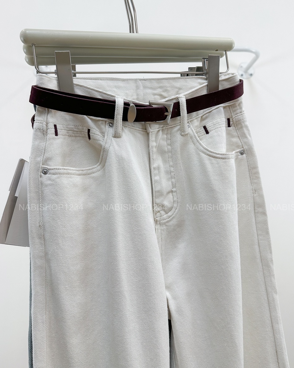 Quần Jean Số 299-B 3252 OS Túi Thêu Viền + Nịt