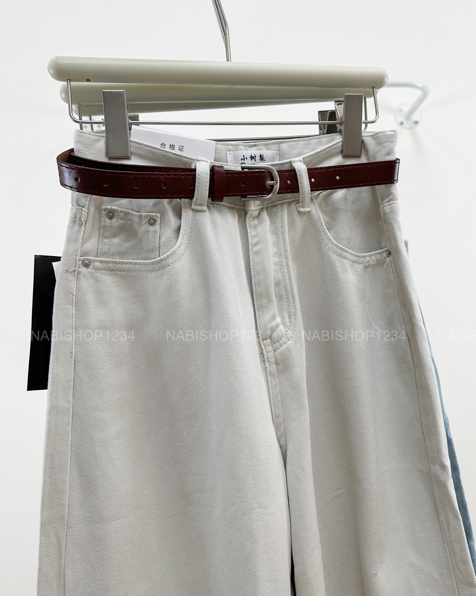 Quần Jean Số 301-B 1201 NL Boom Trơn + Nịt