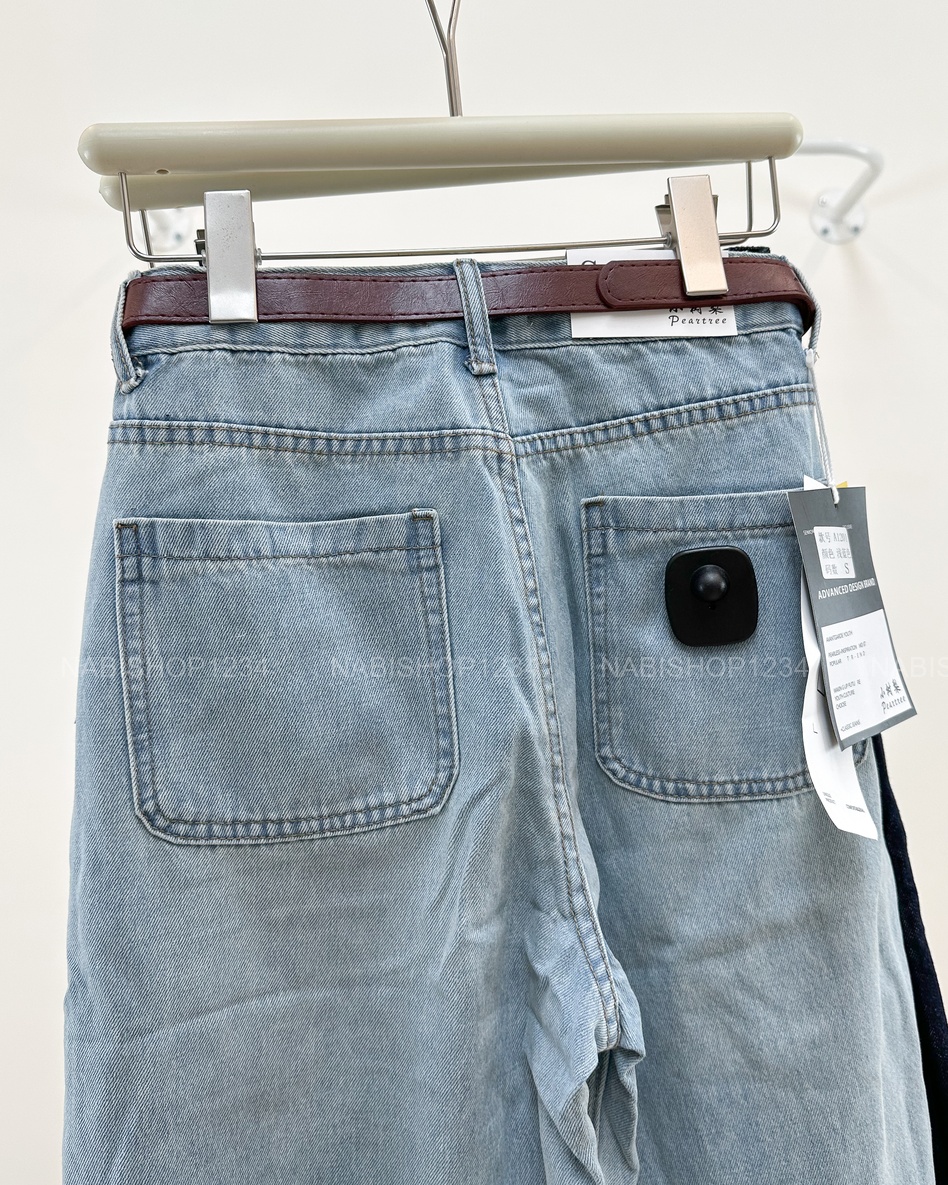 Quần Jean Số 301-B 1201 NL Boom Trơn + Nịt
