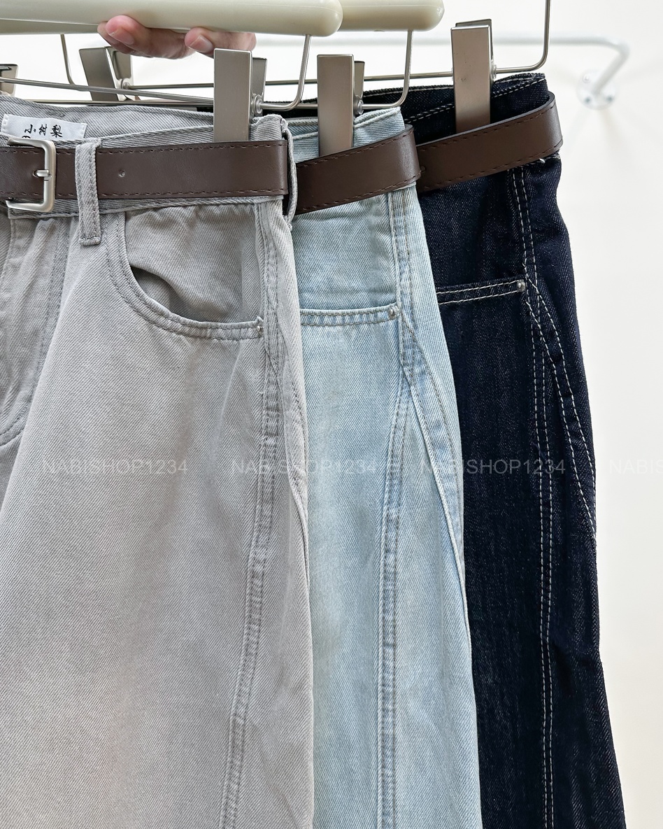 Quần Jean Số 302-B 1237 NL Boom Viền Chỉ+Nịt