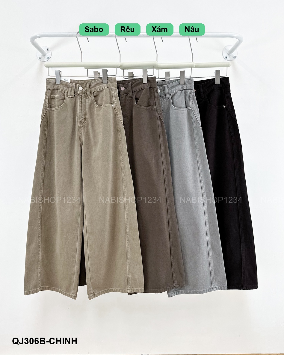 Quần Jean Số 306-B 2822 OR Viền 3 Đai