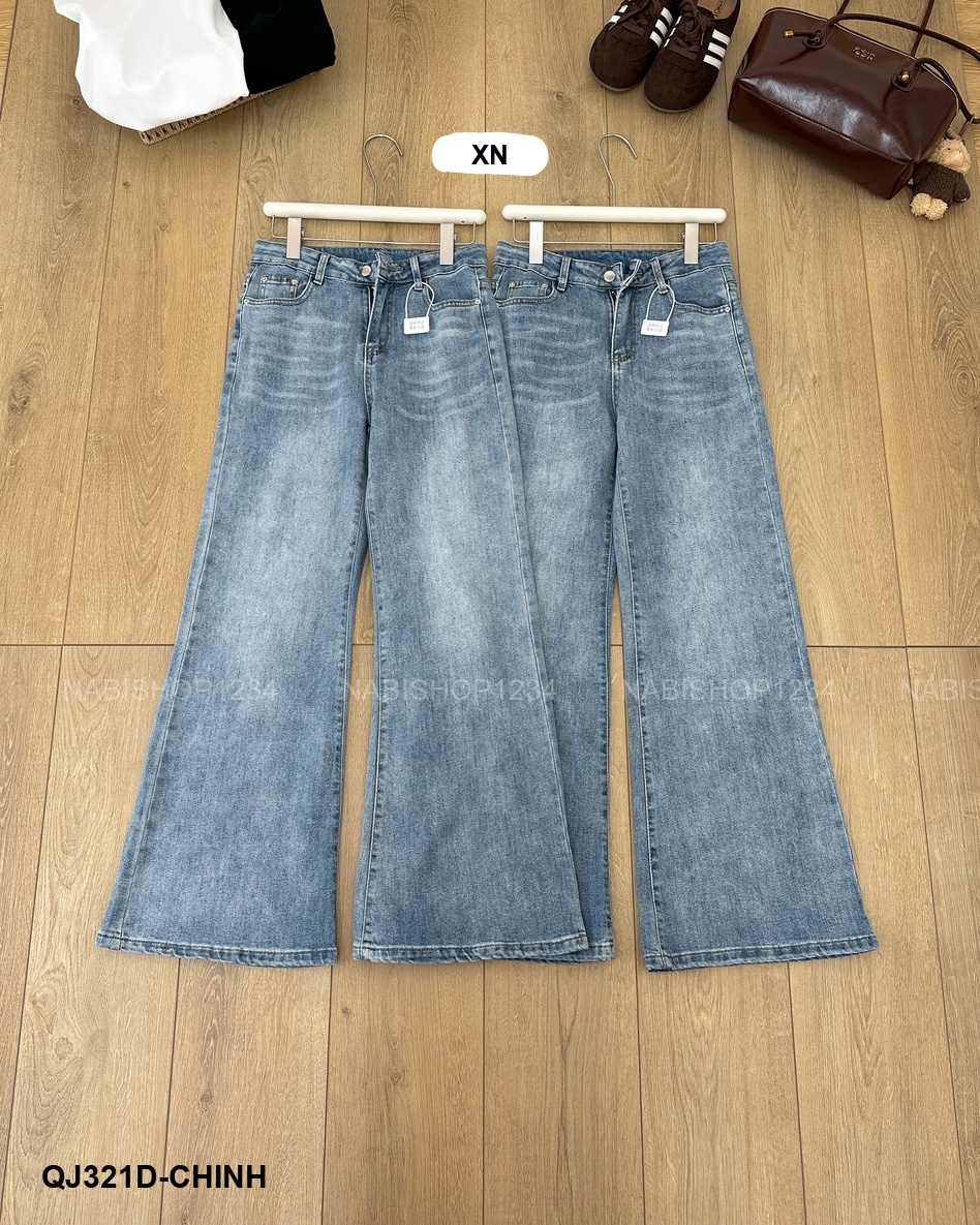 Quần Jean Số 321-D 3005 OS Loe Túi Nắp