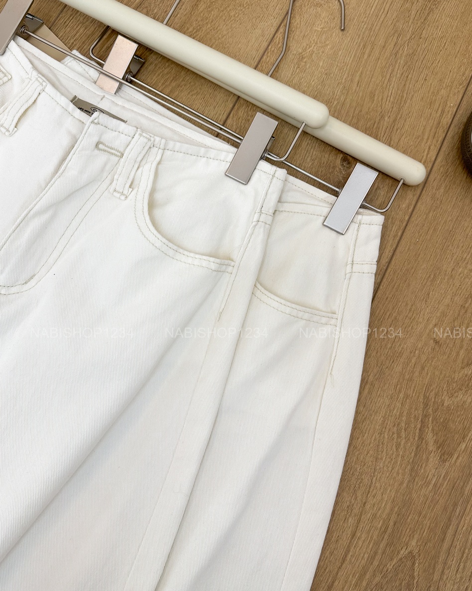 Quần Jean Số 327-D 8211 OS Đai Trơn