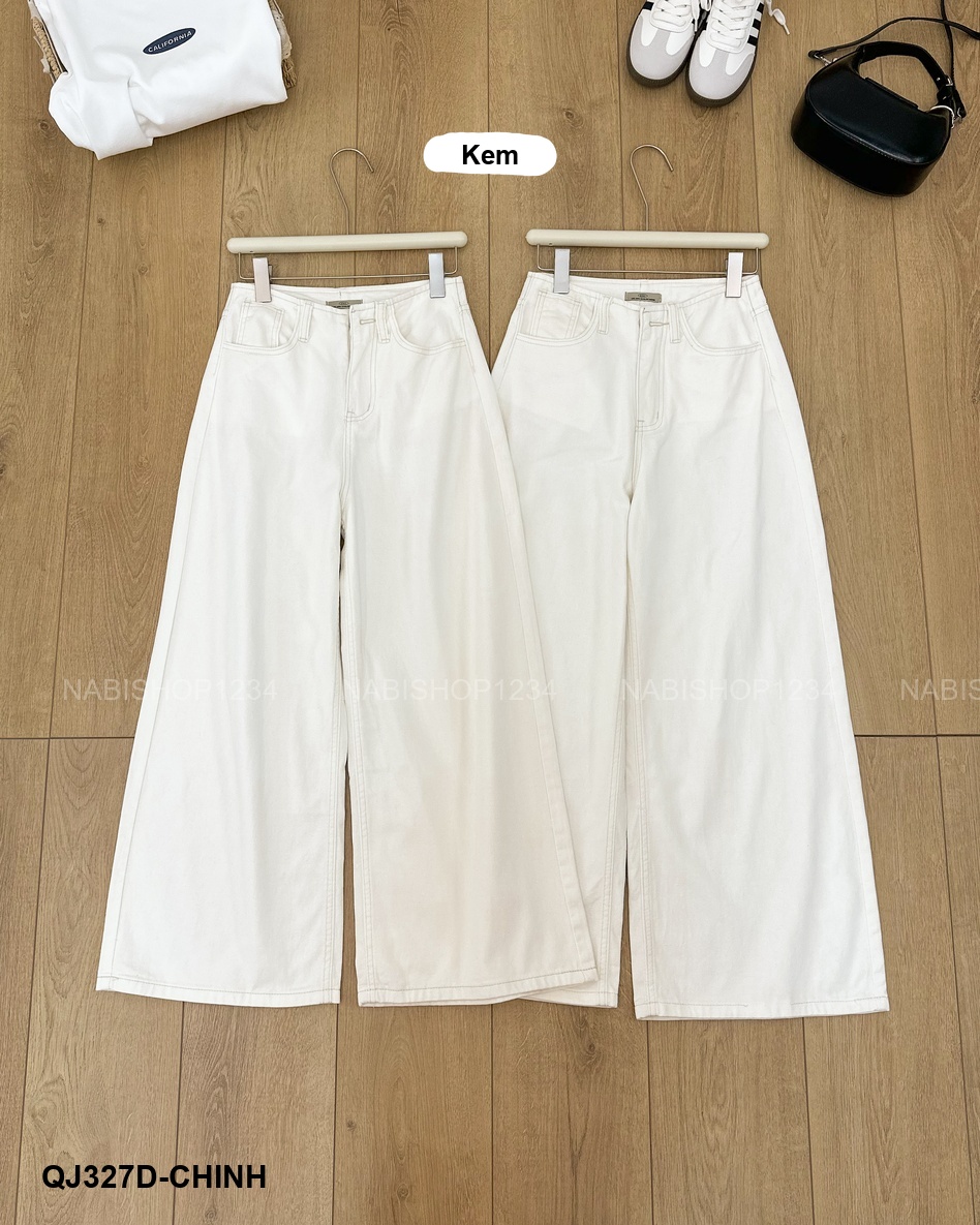 Quần Jean Số 327-D 8211 OS Đai Trơn