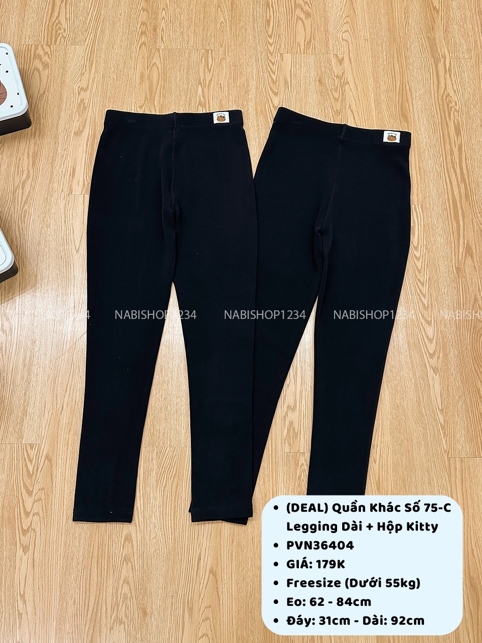 (DEAL) Quần Khác Số 75-C Legging Dài + Hộp Kitty