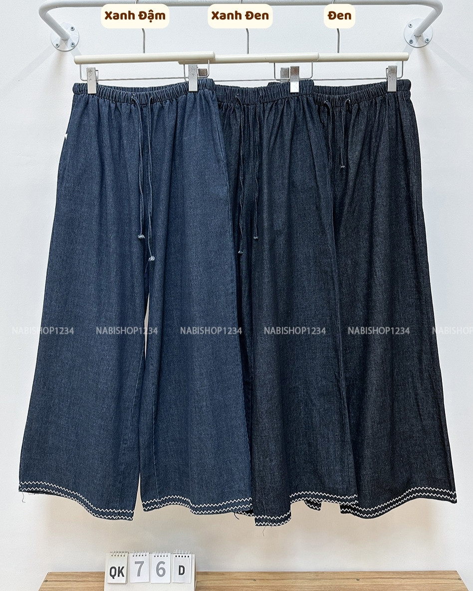 Quần Khác Số 76-D OR LT Denim Lai Viền
