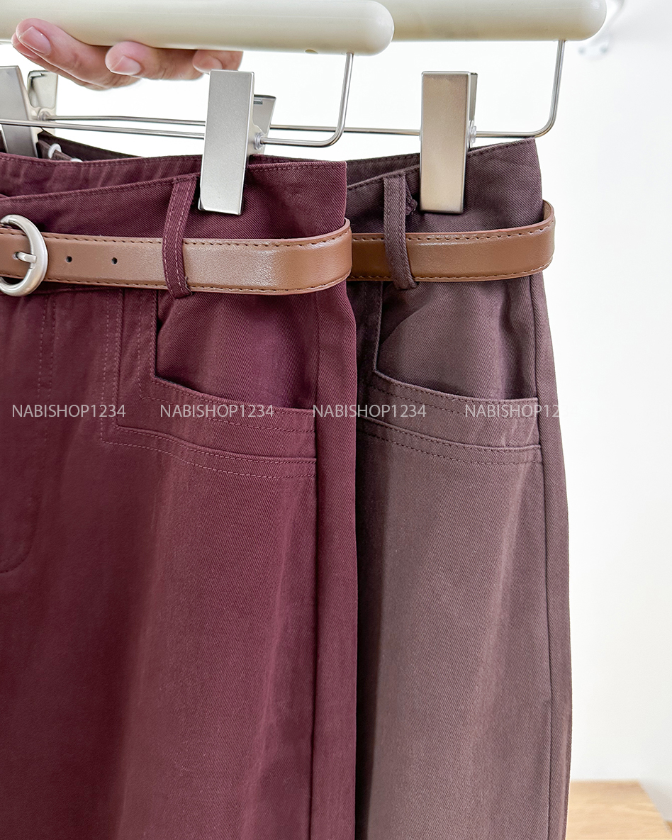 Quần Kaki Số 113-M 25081 NL OR Túi Viền Tầng + Nịt