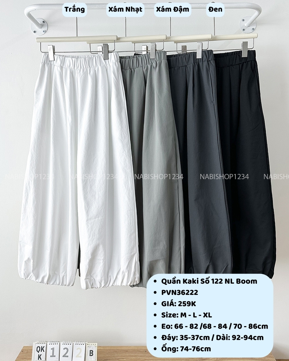 Quần Kaki Số 122-B 8966 NL Boom Lai Chun