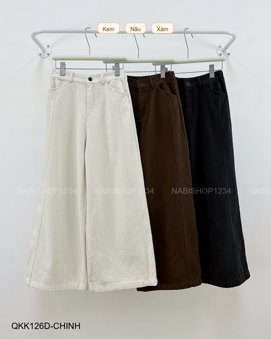 Quần Kaki Số 126-D 1535 OR Chun Sau Viền Giữa